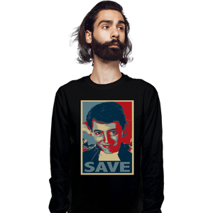 Shirts Long Sleeve Shirts, Unisex / Small / Black Save Ferris