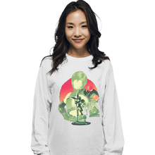 Load image into Gallery viewer, Daily_Deal_Shirts Long Sleeve Shirts, Unisex / Small / White Ninja Materia Hunter
