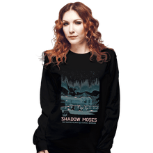 Load image into Gallery viewer, Shirts Long Sleeve Shirts, Unisex / Small / Black Visit Shadow Moses
