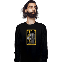 Load image into Gallery viewer, Shirts Long Sleeve Shirts, Unisex / Small / Black Tarot The Hermit
