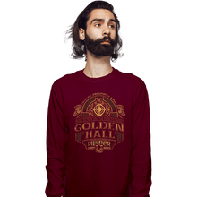 Load image into Gallery viewer, Shirts Long Sleeve Shirts, Unisex / Small / Maroon Golden Hall Pilsner
