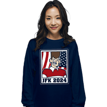 Load image into Gallery viewer, Shirts Long Sleeve Shirts, Unisex / Small / Navy Clone High President
