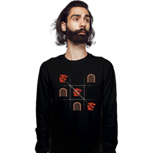 Load image into Gallery viewer, Secret_Shirts Long Sleeve Shirts, Unisex / Small / Black Three In A Row
