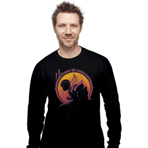 Shirts Long Sleeve Shirts, Unisex / Small / Black Fire Master