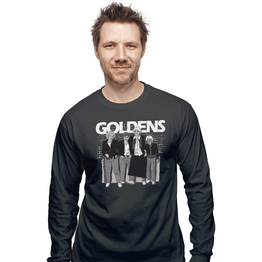 Shirts Long Sleeve Shirts, Unisex / Small / Charcoal Goldens