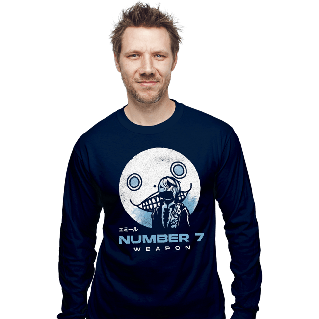 Shirts Long Sleeve Shirts, Unisex / Small / Navy Emil Weapon Number 7