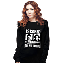 Load image into Gallery viewer, Secret_Shirts Long Sleeve Shirts, Unisex / Small / Black The Wet Bandits Have Escaped
