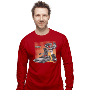 Shirts Long Sleeve Shirts, Unisex / Small / Red Marty McPrime