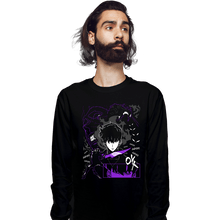 Load image into Gallery viewer, Daily_Deal_Shirts Long Sleeve Shirts, Unisex / Small / Black Shadow Monarch
