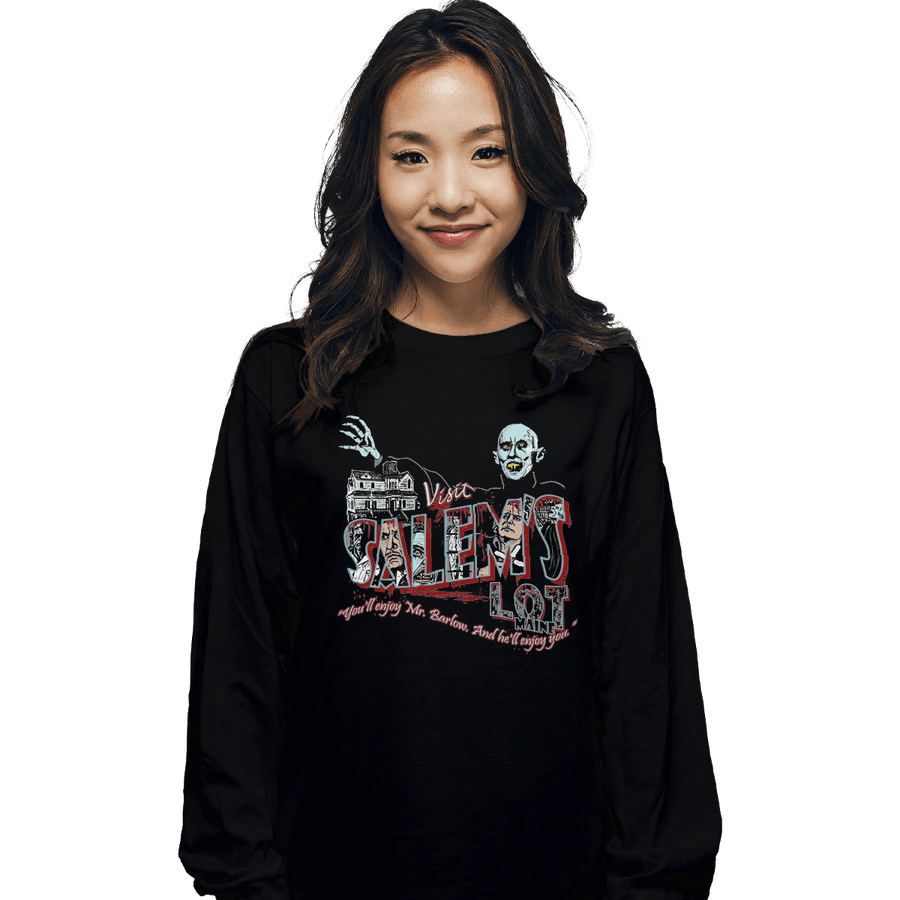 Shirts Long Sleeve Shirts, Unisex / Small / Black Visit Salem's Lot