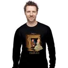 Load image into Gallery viewer, Shirts Long Sleeve Shirts, Unisex / Small / Black The Girl In The Fireplace
