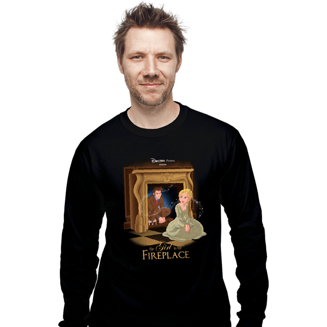 Shirts Long Sleeve Shirts, Unisex / Small / Black The Girl In The Fireplace