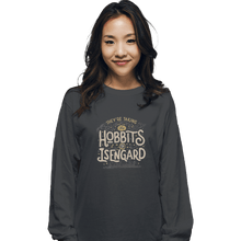 Load image into Gallery viewer, Shirts Long Sleeve Shirts, Unisex / Small / Charcoal Taking The Hobbits To Isengard
