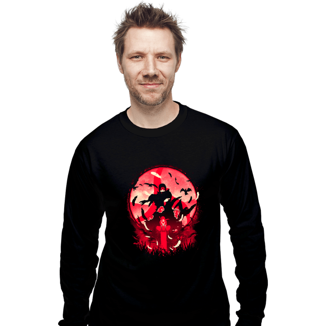 Daily_Deal_Shirts Long Sleeve Shirts, Unisex / Small / Black Eye Of Mangekyou