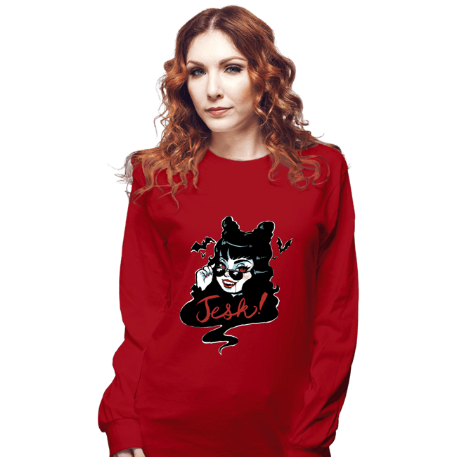 Daily_Deal_Shirts Long Sleeve Shirts, Unisex / Small / Red Jesk!