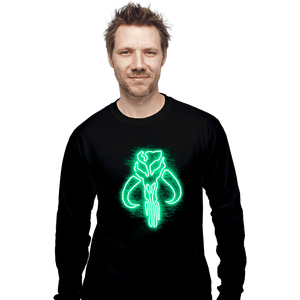 Secret_Shirts Long Sleeve Shirts, Unisex / Small / Black Club Mando