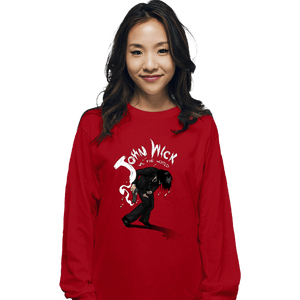 Secret_Shirts Long Sleeve Shirts, Unisex / Small / Red Wick VS The World