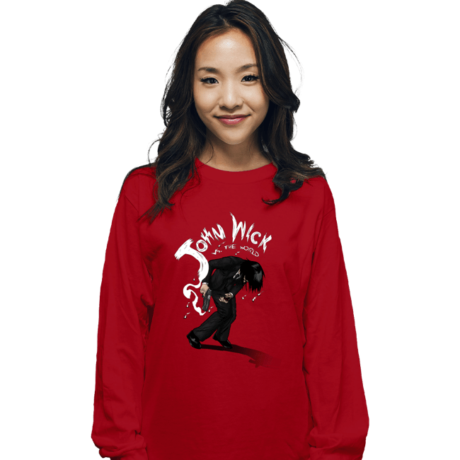 Secret_Shirts Long Sleeve Shirts, Unisex / Small / Red Wick VS The World