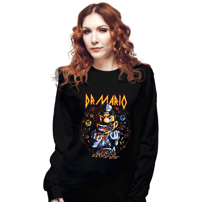 Daily_Deal_Shirts Long Sleeve Shirts, Unisex / Small / Black Hysteria