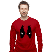 Load image into Gallery viewer, Shirts Long Sleeve Shirts, Unisex / Small / Red Splatter Merc
