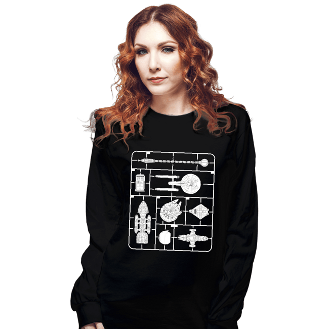 Secret_Shirts Long Sleeve Shirts, Unisex / Small / Black Space Battle Kit