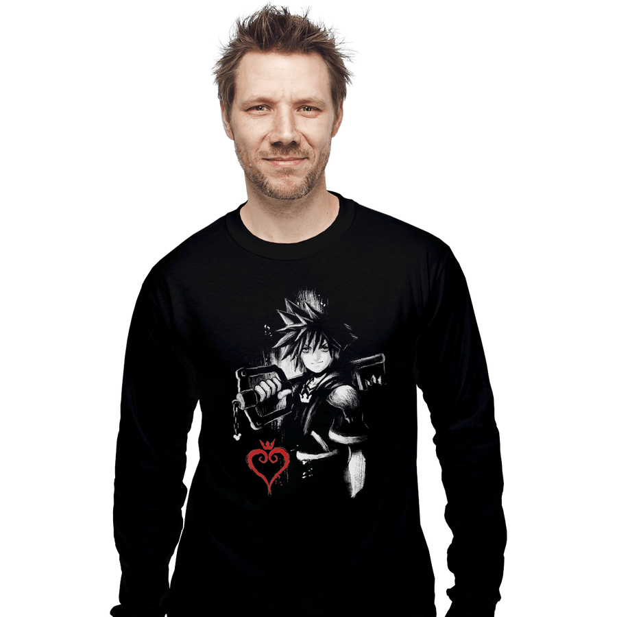 Shirts Long Sleeve Shirts, Unisex / Small / Black Sora Ink