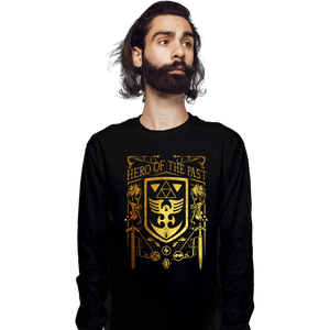 Daily_Deal_Shirts Long Sleeve Shirts, Unisex / Small / Black Hero Of The Past