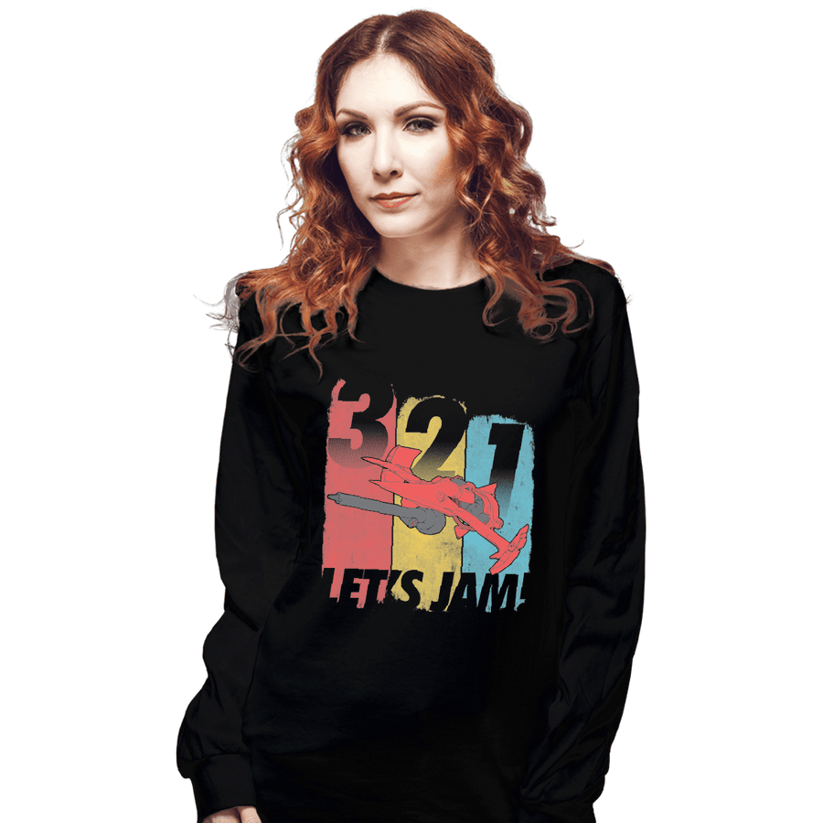 Shirts Long Sleeve Shirts, Unisex / Small / Black Let's Jam