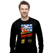 Load image into Gallery viewer, Daily_Deal_Shirts Long Sleeve Shirts, Unisex / Small / Black Super Mehrio World
