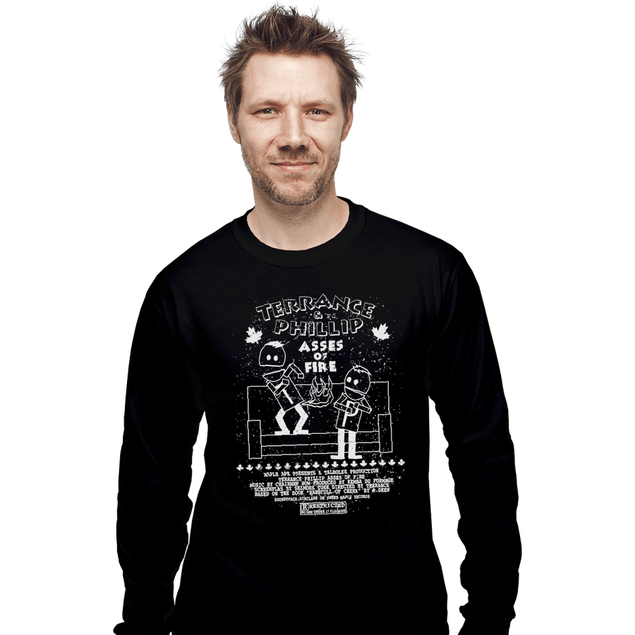 Shirts Long Sleeve Shirts, Unisex / Small / Black Terrance & Phillip