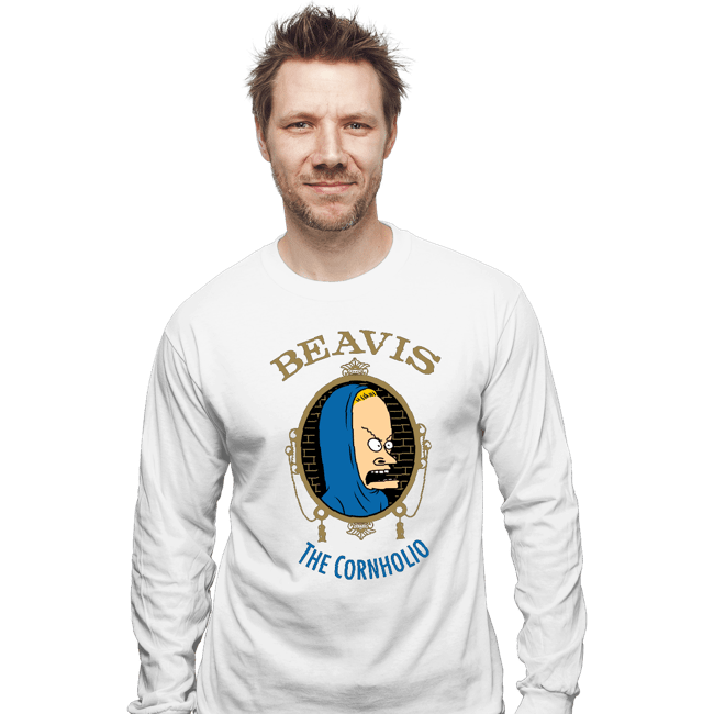 Daily_Deal_Shirts Long Sleeve Shirts, Unisex / Small / White The Cornholio
