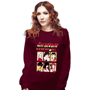 Daily_Deal_Shirts Long Sleeve Shirts, Unisex / Small / Maroon Golden Boy