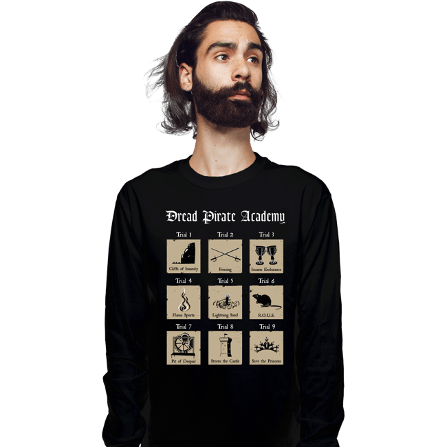 Secret_Shirts Long Sleeve Shirts, Unisex / Small / Black The Dread Pirate Academy