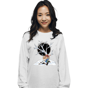 Secret_Shirts Long Sleeve Shirts, Unisex / Small / White Death Peak