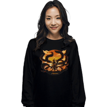 Load image into Gallery viewer, Shirts Long Sleeve Shirts, Unisex / Small / Black Tailed Beast Unleashed
