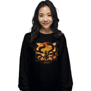 Shirts Long Sleeve Shirts, Unisex / Small / Black Tailed Beast Unleashed