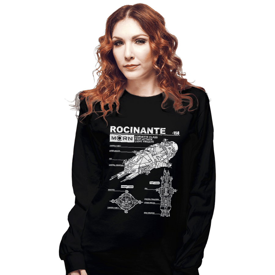 Shirts Long Sleeve Shirts, Unisex / Small / Black Rocinante Specs