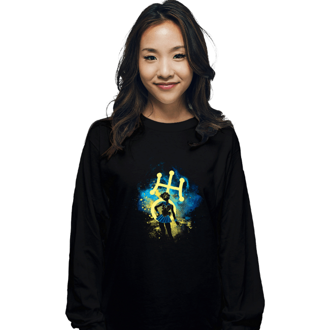 Shirts Long Sleeve Shirts, Unisex / Small / Black Uranus Art