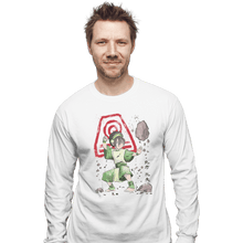 Load image into Gallery viewer, Shirts Long Sleeve Shirts, Unisex / Small / White The Power Of The Earth Kingdom
