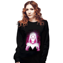 Load image into Gallery viewer, Daily_Deal_Shirts Long Sleeve Shirts, Unisex / Small / Black Glitch Spider-Gwen
