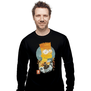 Shirts Long Sleeve Shirts, Unisex / Small / Black Bart Ukiyoe