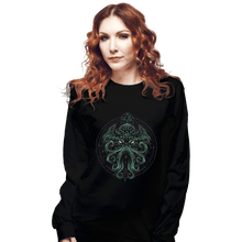 Load image into Gallery viewer, Shirts Long Sleeve Shirts, Unisex / Small / Black Great Cthulhu
