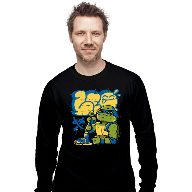Daily_Deal_Shirts Long Sleeve Shirts, Unisex / Small / Black Leo Bomb