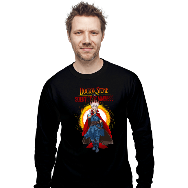 Daily_Deal_Shirts Long Sleeve Shirts, Unisex / Small / Black The Scientist Of Madness