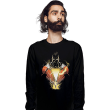 Load image into Gallery viewer, Shirts Long Sleeve Shirts, Unisex / Small / Black S H A Z A M

