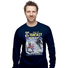 Load image into Gallery viewer, Shirts Long Sleeve Shirts, Unisex / Small / Navy Tales Of Fantasy 7
