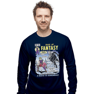 Shirts Long Sleeve Shirts, Unisex / Small / Navy Tales Of Fantasy 7