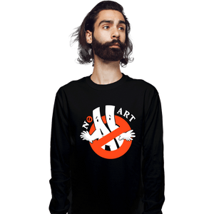 Daily_Deal_Shirts Long Sleeve Shirts, Unisex / Small / Black Ai Busters