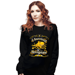 Daily_Deal_Shirts Long Sleeve Shirts, Unisex / Small / Black I Survived The Hero Gathering