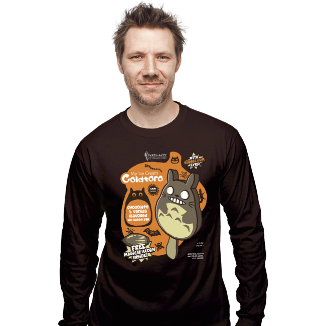 Shirts Long Sleeve Shirts, Unisex / Small / Dark Chocolate My Ice Cream Coldtoro